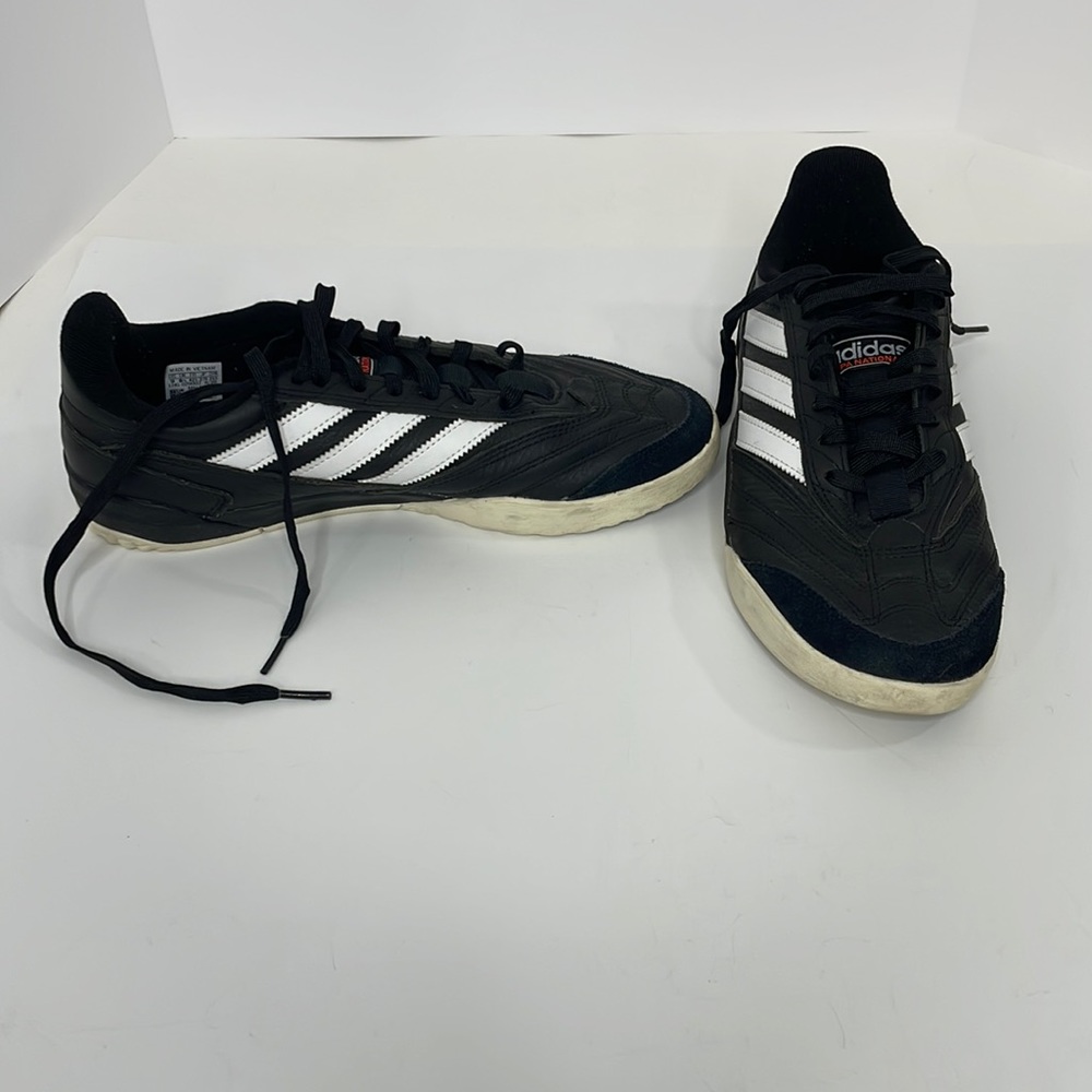 Men’s Copa Nationale Shoes Black White Stripes Skateboarding US 9 ART FY0498